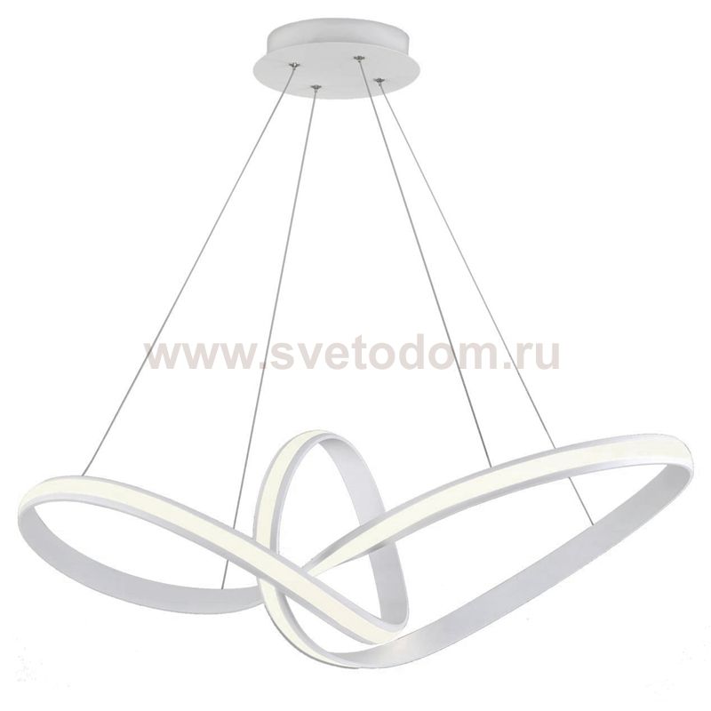 Люстра Mobius Strip White Chandelier Loft Concept 40.2849-2