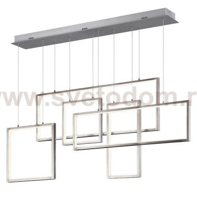 Люстра Rectangle Geometry Chandelier Nickel 5 Loft Concept 40.2854-2