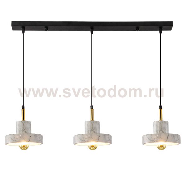 Люстра Tom Dixon Stone Pendant White 3 Loft Concept 40.2898