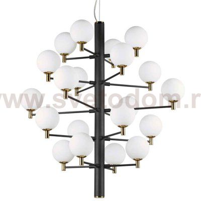 Люстра Italian Globe Abstraction Light White and Black 20 Loft Concept 40.2930-2