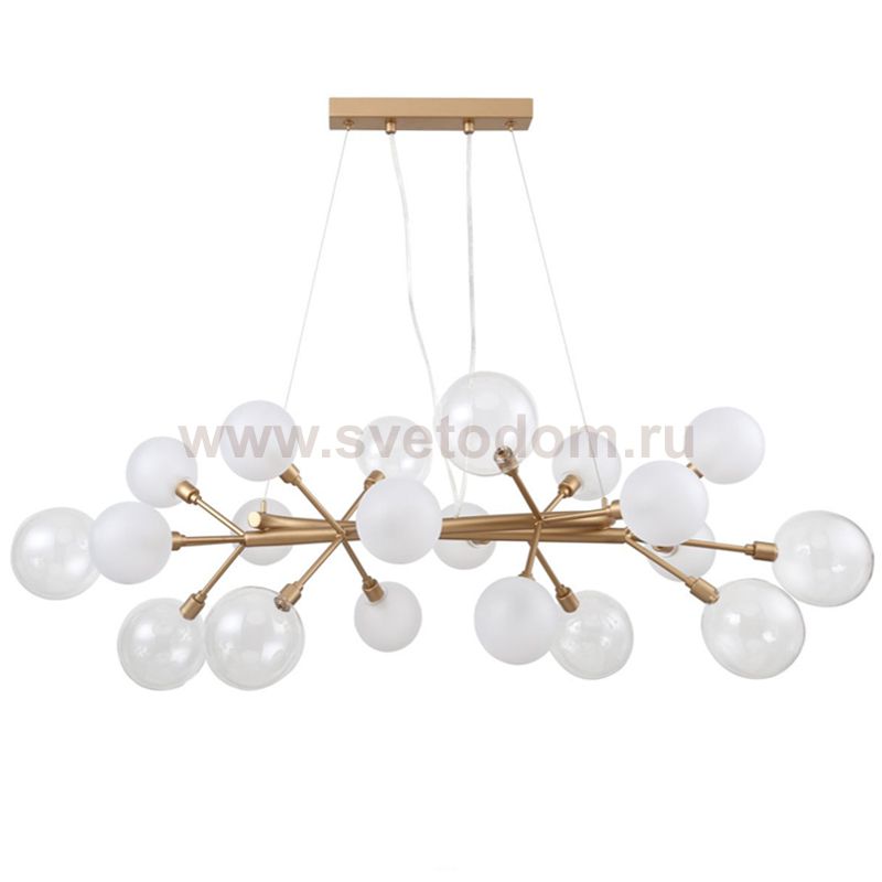 Люстра Berries Chandelier Rectangle White 100 Loft Concept 40.2933-3