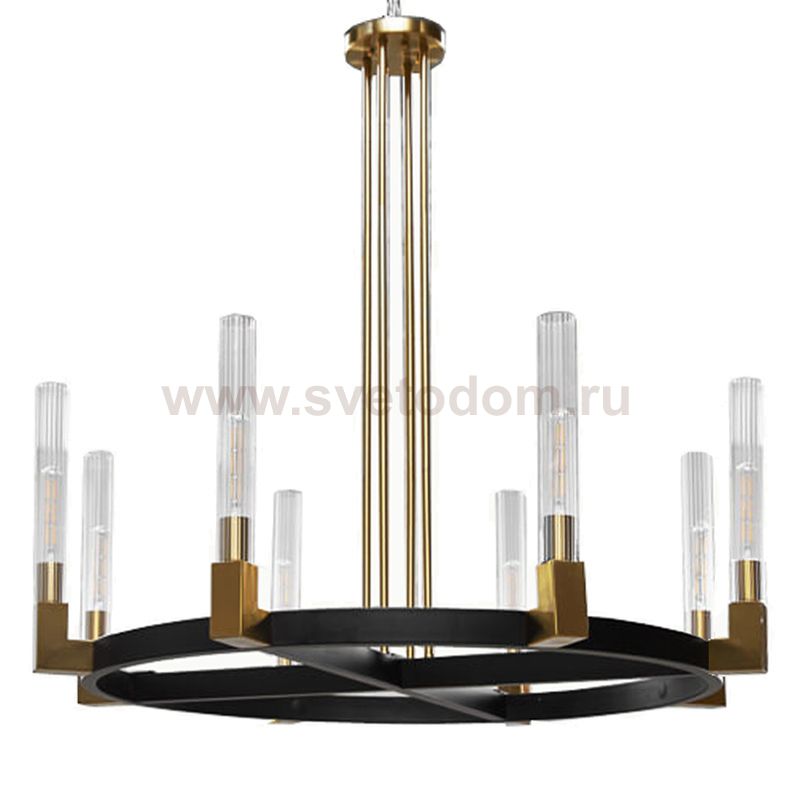 Люстра RH CANELLE Round Chandelier Brass and bronze Loft Concept 40.2939-2