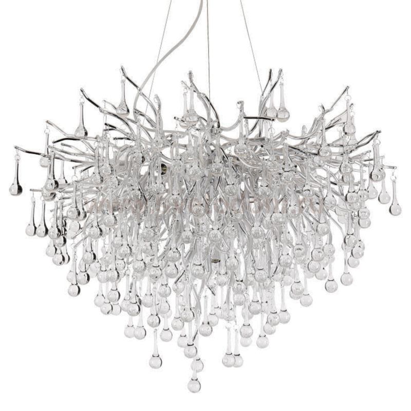 Люстра Droplet Chandelier Silver 80 Loft Concept 40.2951-3