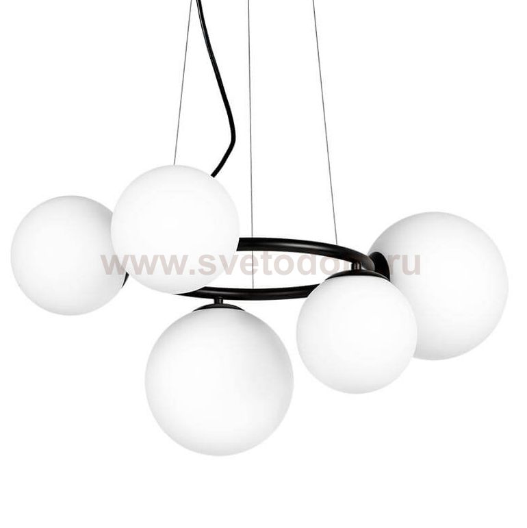 Люстра Bubbles on Ring Chandelier Black Loft Concept 40.3006-3