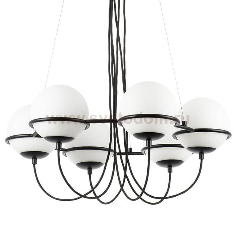 Люстра Melissa Chandelier Black 6 Loft Concept 40.3008-3