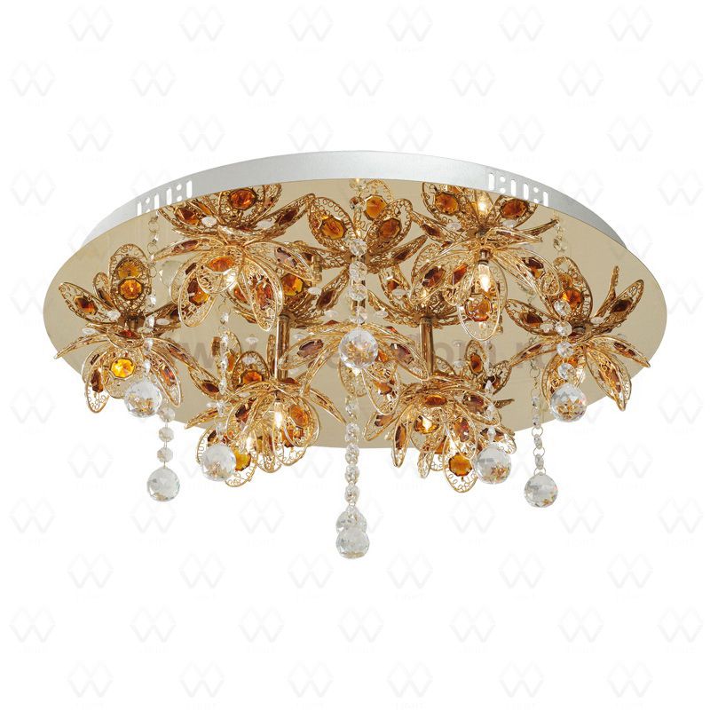 Люстра с пультом Mw light 403010109 Лотос