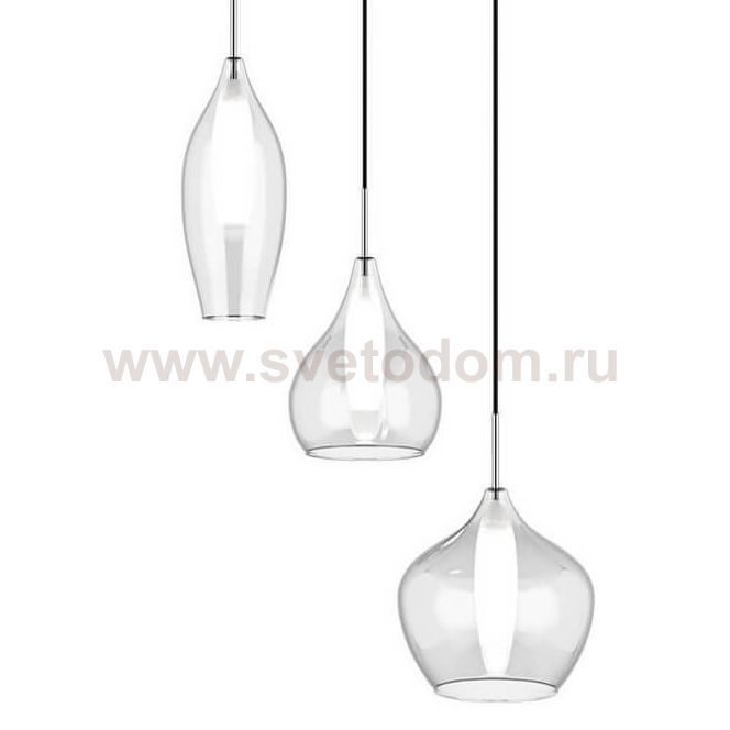 Люстра Candiano Transparent Triple Loft Concept 40.3032-3