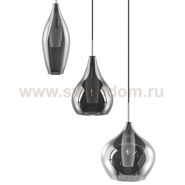 Люстра Candiano Smoke Triple Loft Concept 40.3034-3