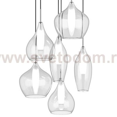 Люстра Candiano Transparent 6 Light Loft Concept 40.3037-3