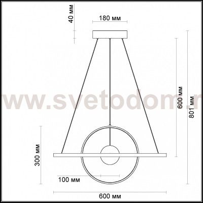 Светильник подвесной Odeon light 4031/40L LOND