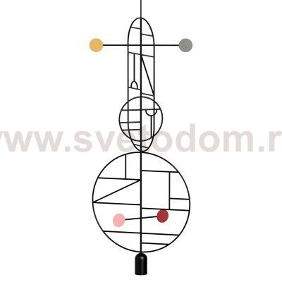 Подвесной Светильник Lines & Dots Home Adventures LDS20 Loft Concept 40.3134-0