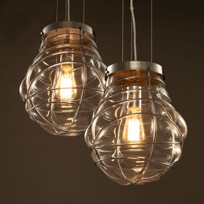 Подвесной светильник Steampunk Glass Shape Loft Concept 40.317