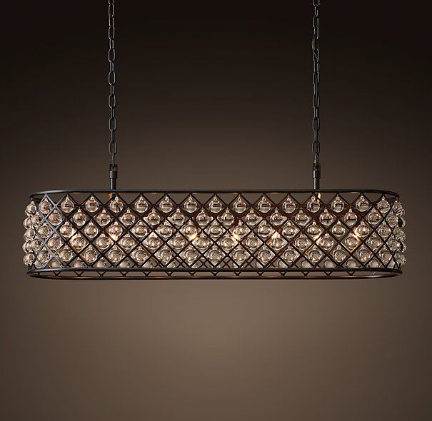 Люстра RH Spencer Rectangular Chandelier 120 Loft Concept 40.321-0