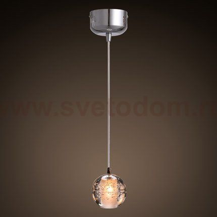 Светильник Bocci 14.1 Single Bubbles Led Crystal Glass 1 Ball Loft Concept 40.390