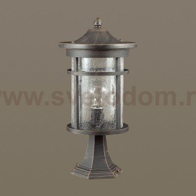 Уличный светильник на столб Odeon light 4044/1B VIRTA