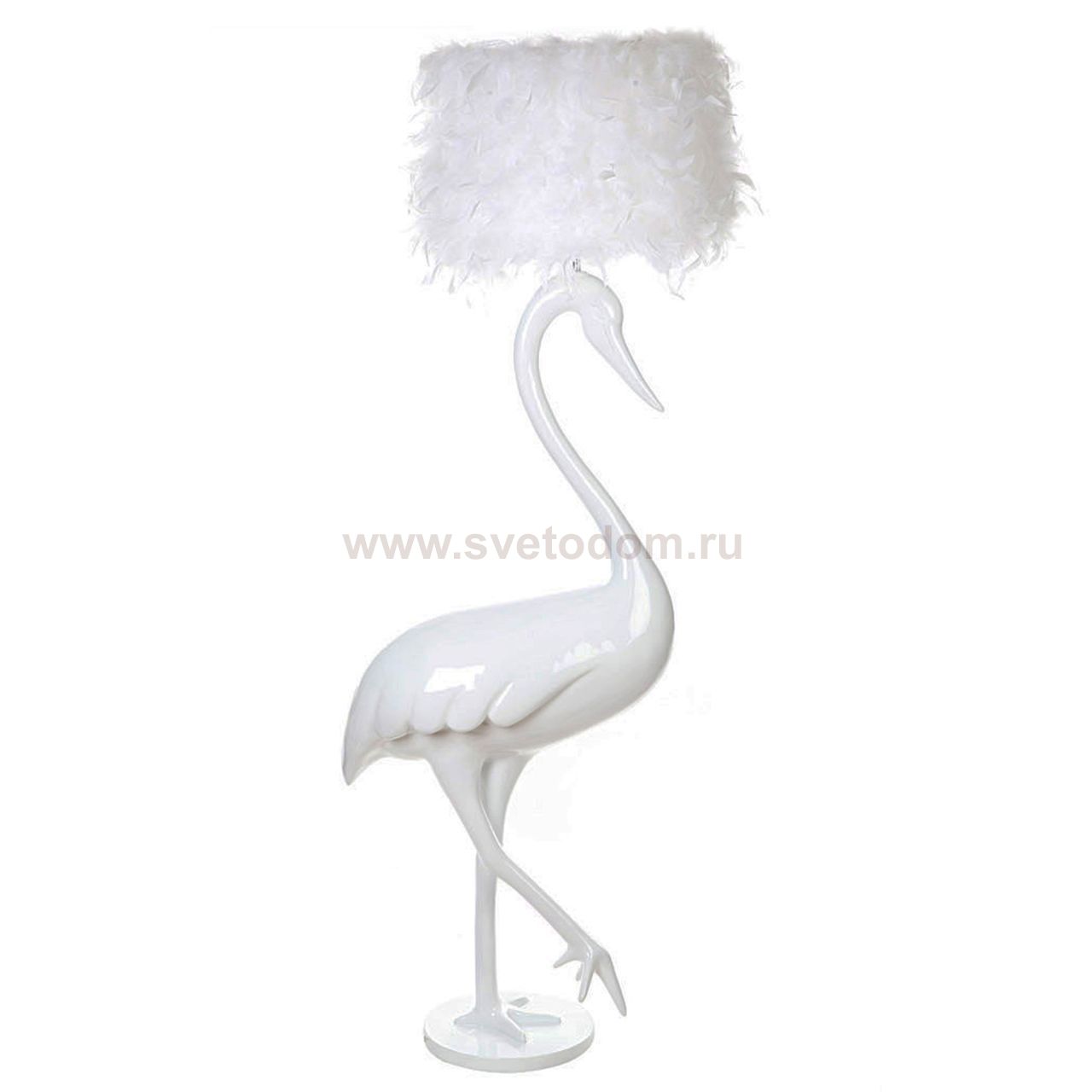 Торшер АИСТ белый d53 H156 E27 1*60w Kink light 4045-13,01