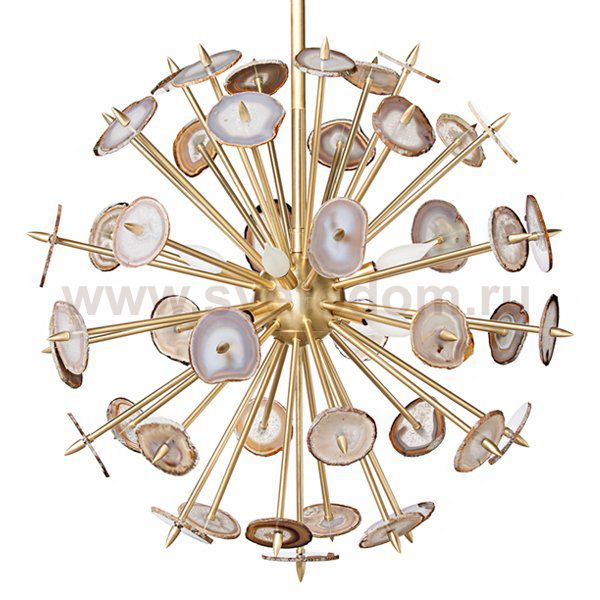 Люстра Agate Burst Chandelier Brass Loft Concept 40.488