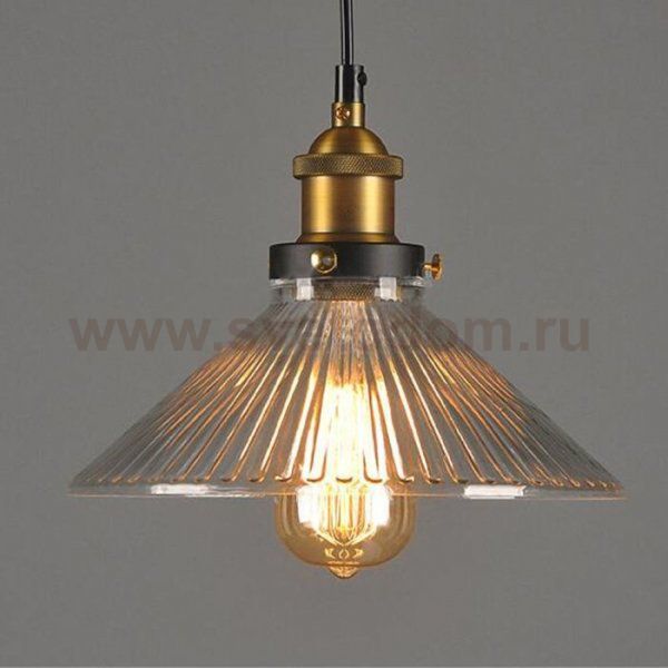 Подвесной светильник Loft Clear Glass Wibe Pendant Loft Concept 40.516.MT.BL.RU