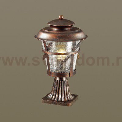 Уличный светильник на столб Odeon light 4052/1B ALETTI