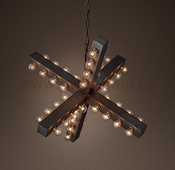 Люстра Nero Chandelier 74 Loft Concept 40.530