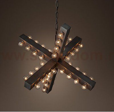 Люстра Nero Chandelier 74 Loft Concept 40.530