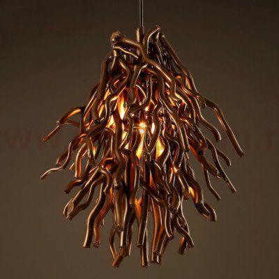 Подвесной светильник Old Wicker Pendant Broom Loft Concept 40.558.MT.TR.R1H