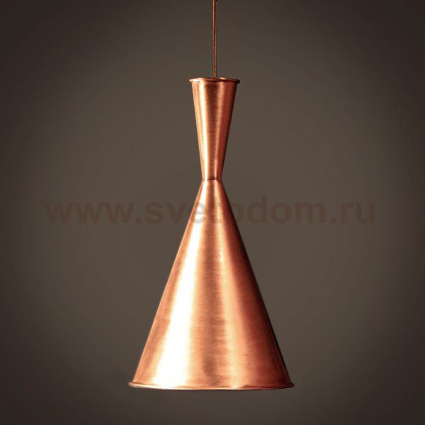 Подвесной светильник Copper Pendant Lamp Beat Light Tall Loft Concept 40.564