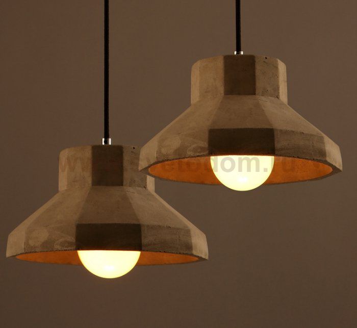 Подвесной светильник Art Concrete Aubergine Loft Concept 40.573.MT.CO.T1B