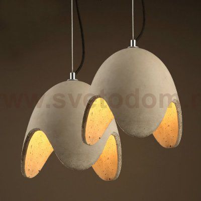 Подвесной светильник Art Concrete Helmet Loft Concept 40.578.MT.CO.T1B