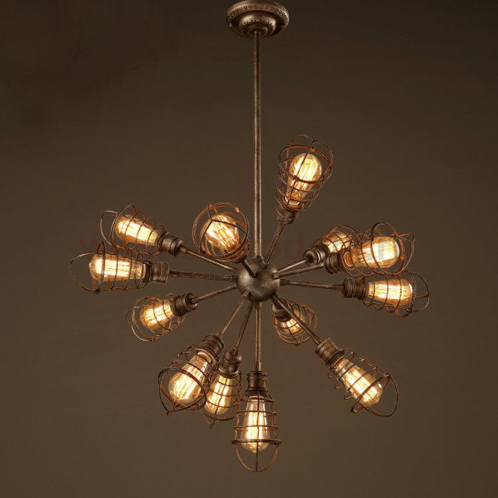 Люстра Loft Industrial Sputnik 13 Retro Loft Concept 40.579