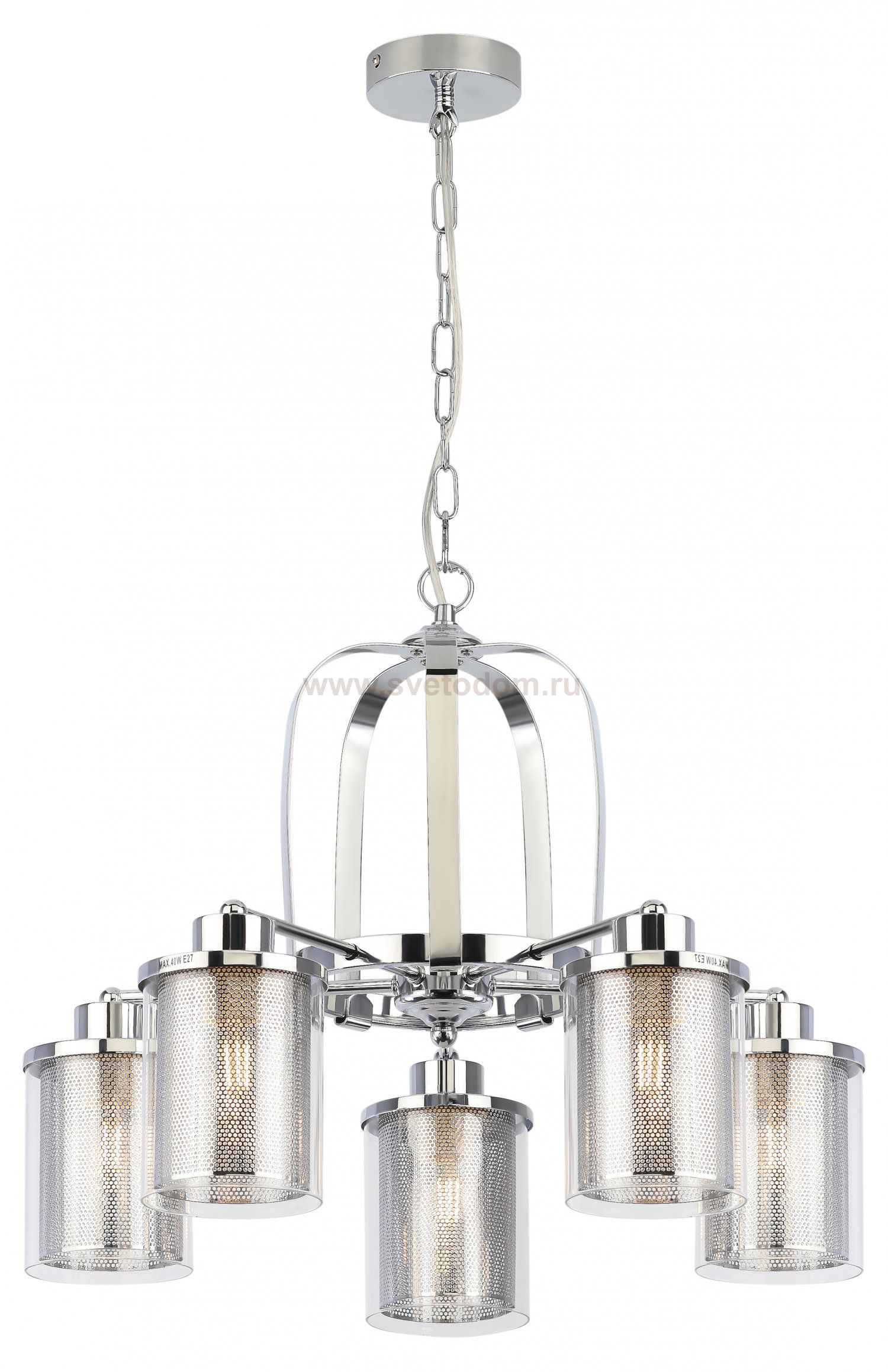 Люстра Rivoli Adriana 4058-205 5 х E27 40 Вт