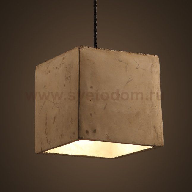 Подвесной светильник Art Concrete Cub Loft Concept 40.580
