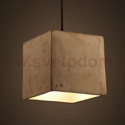 Подвесной светильник Art Concrete Cub Loft Concept 40.580