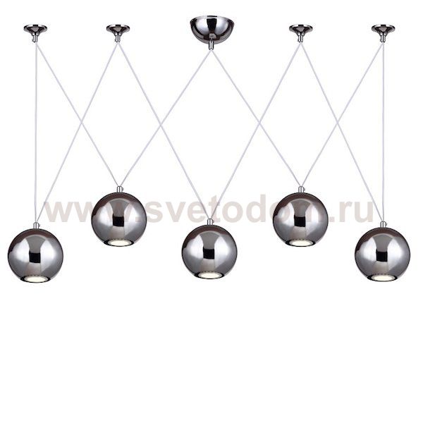 Подвесной светильник Multisphere Pendant Silver 5 Loft Concept 40.634