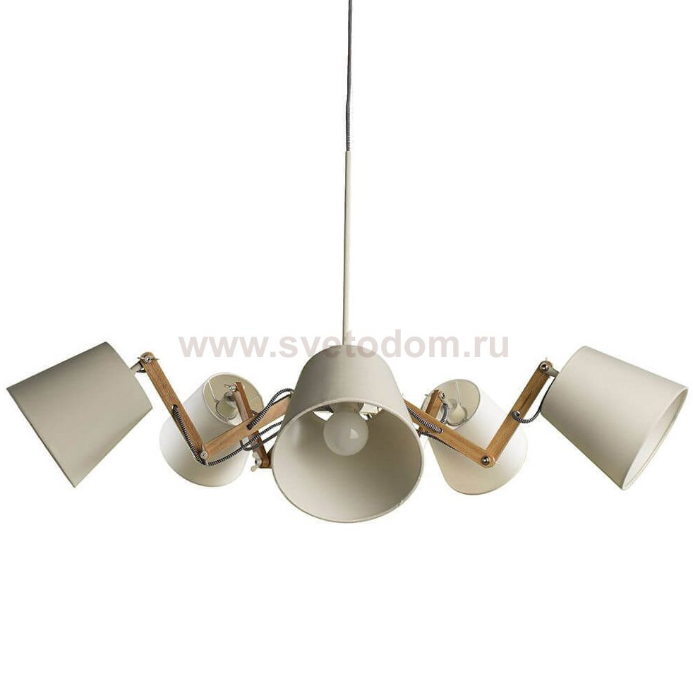 Люстра Woodland Pendant 5 White Loft Concept 40.655-3