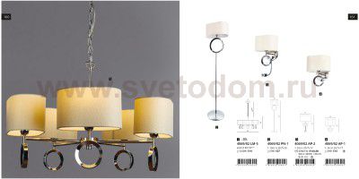 Торшер Divinare 4069/02 PN-1 CONTRALTO