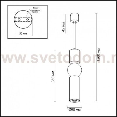 Подвесной светильник Odeon light 4071/5L SAKRA