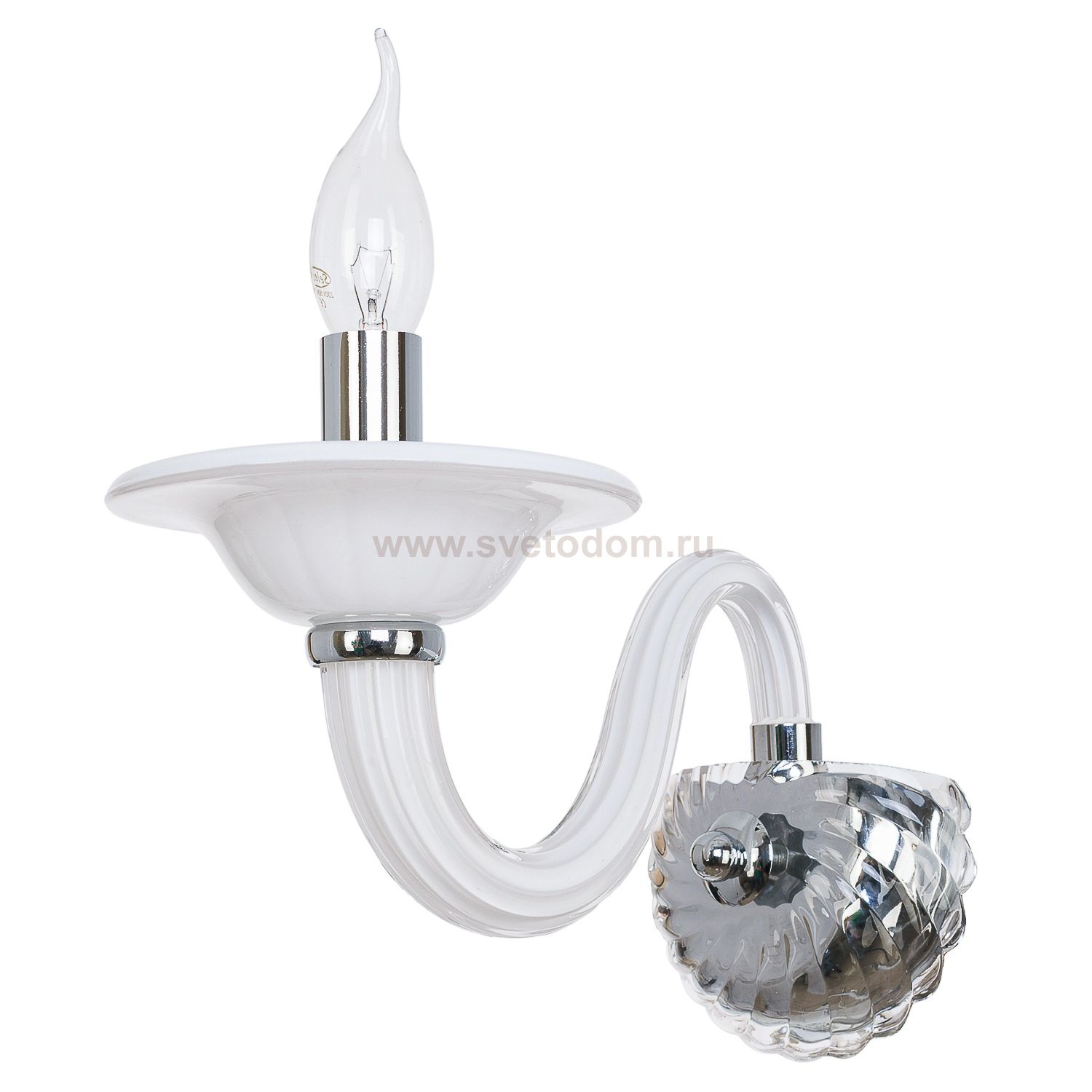 Светильник бра классическое Экономсвет 407/1w WT