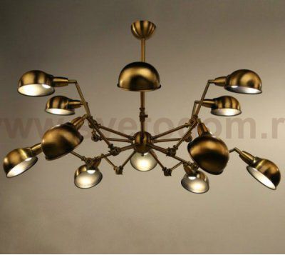 Подвесной светильник Gold Spider Chandelier Loft Concept 40.722