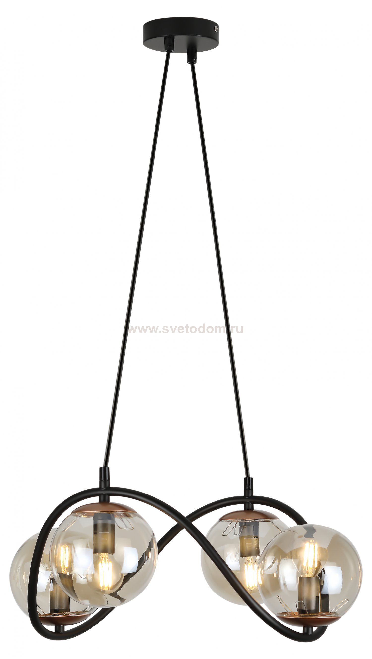 Люстра Rivoli Apollo 4073-204 4 х E14 40 Вт