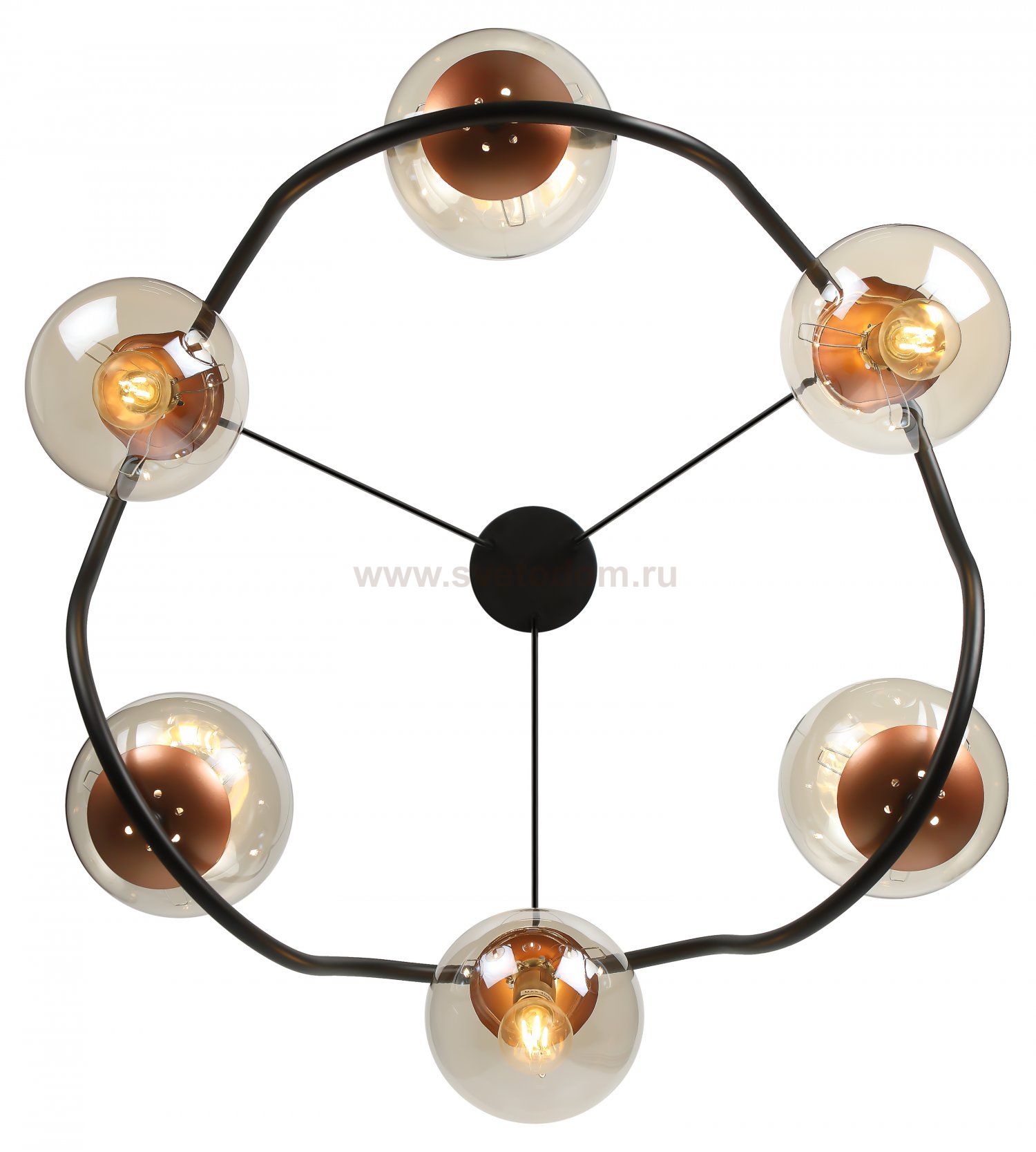 Люстра Rivoli Apollo 4073-206 6 х E14 40 Вт