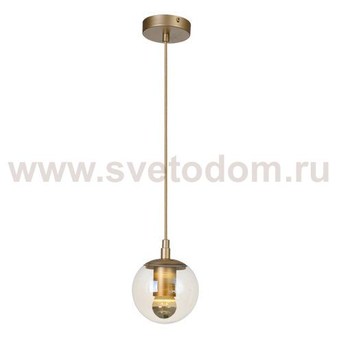 Светильник Modo mono Brass color & clear glass Loft Concept 40.735