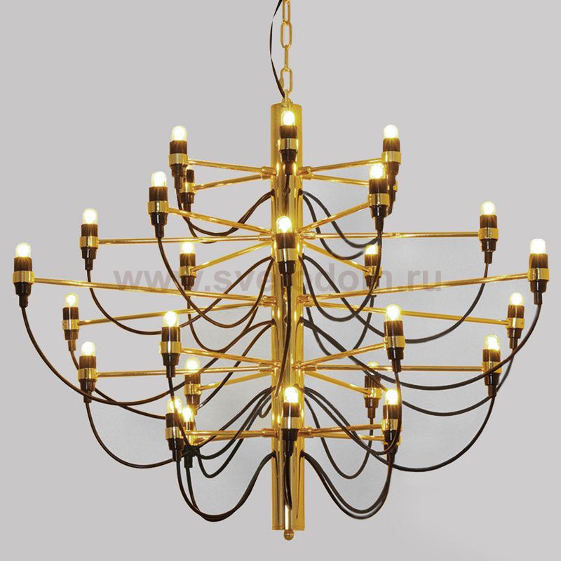 Люстра Flos 2097 30 Brass Gold by Gino Sarfatti Loft Concept 40.741