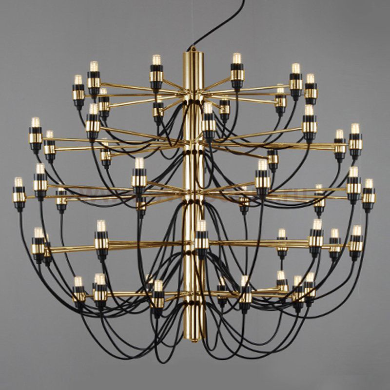 Люстра Flos 50 holder Brass Gold by Gino Sarfatti Loft Concept 40.744-0