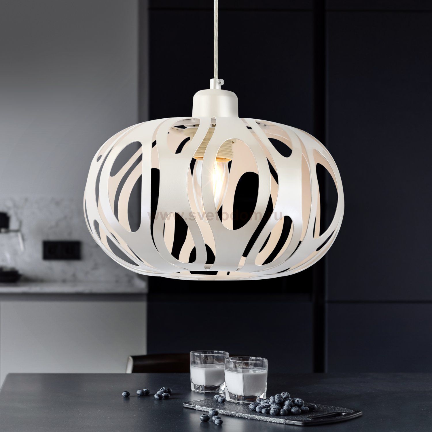 Светильник подвесной (подвес) Rivoli Meike 4080-201 1 х Е27 40 Вт