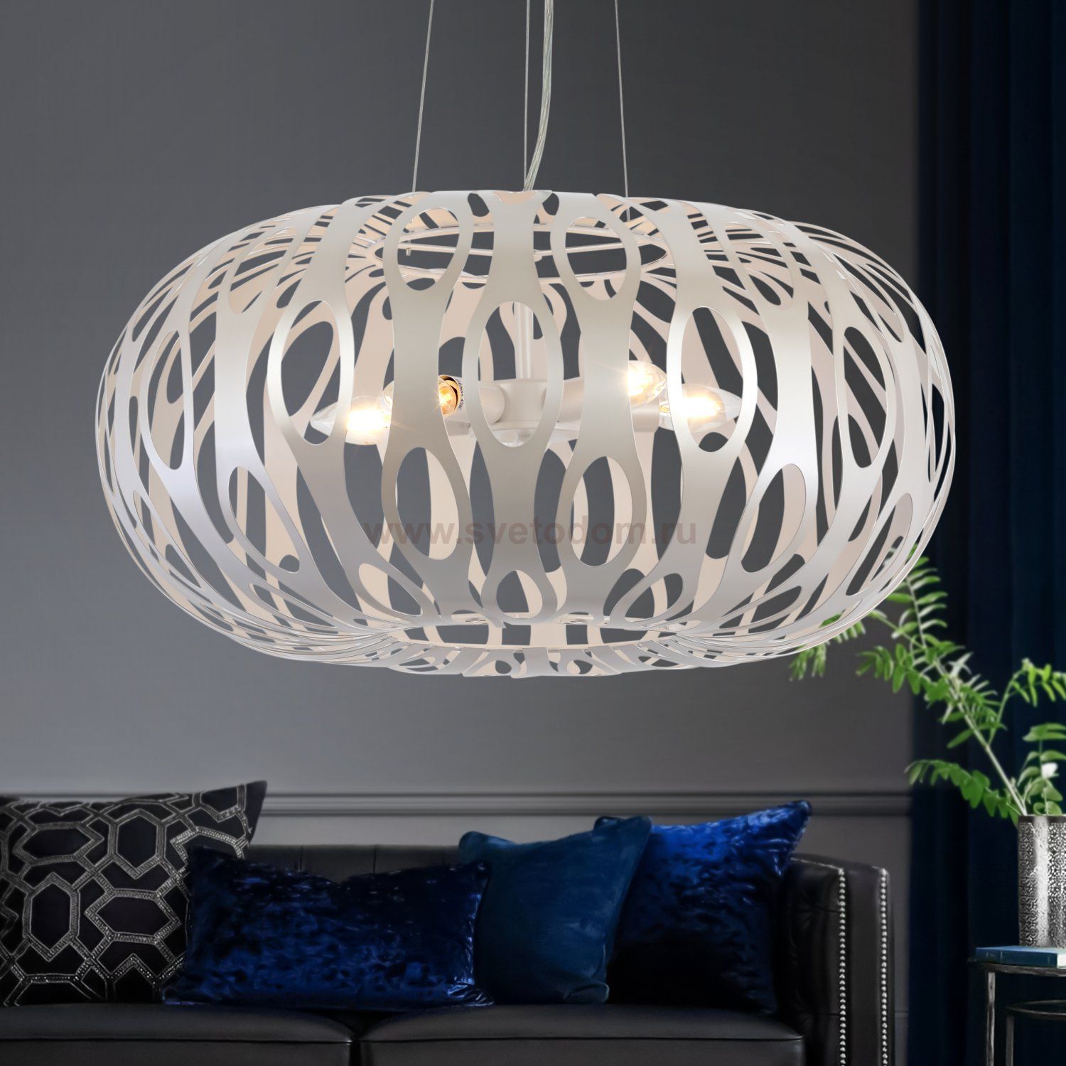 Люстра Rivoli Meike 4080-205 5хЕ14 40 Вт