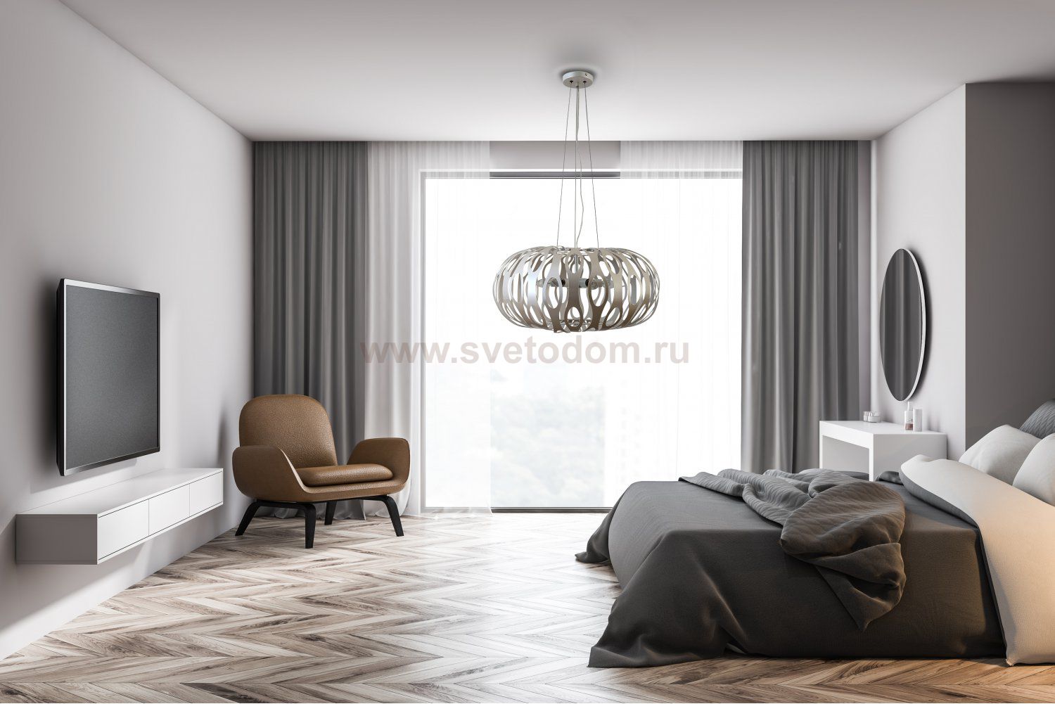 Люстра Rivoli Meike 4080-205 5хЕ14 40 Вт