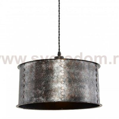 Подвесной светильник Old Metal Round Cylinder Loft Concept 40.804.MT.BL.T1B