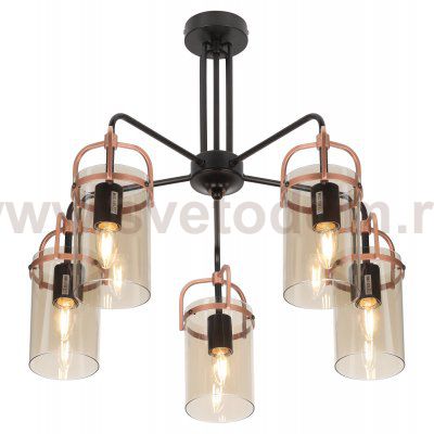 Люстра Rivoli Annegret 4082-305 5 * Е27 40 Вт