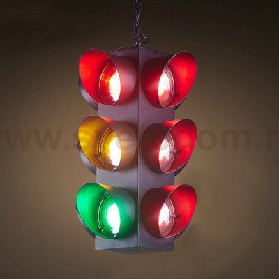 Подвесной светильник Светофор Loft Traffic Light Pendant Loft Concept 40.821